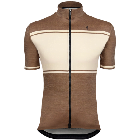 Brown Trailblazer Men’s Cycling Jersey Front