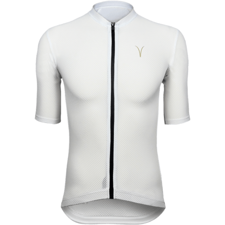 Capra Victory Alpine White Men's Cycling Jersey Front